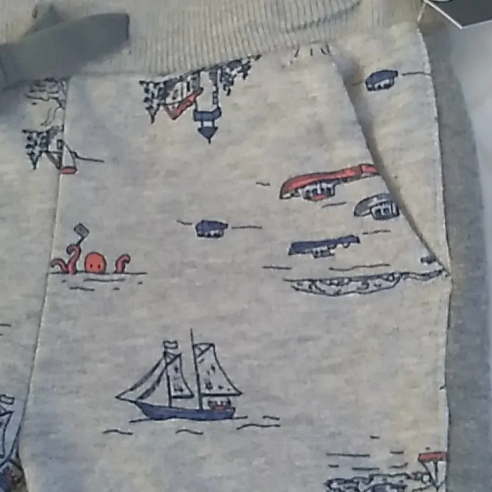 NWT OshKosh Nautical French Terry Joggers
